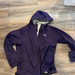 North Face windbreaker jacket Large Dark Purple